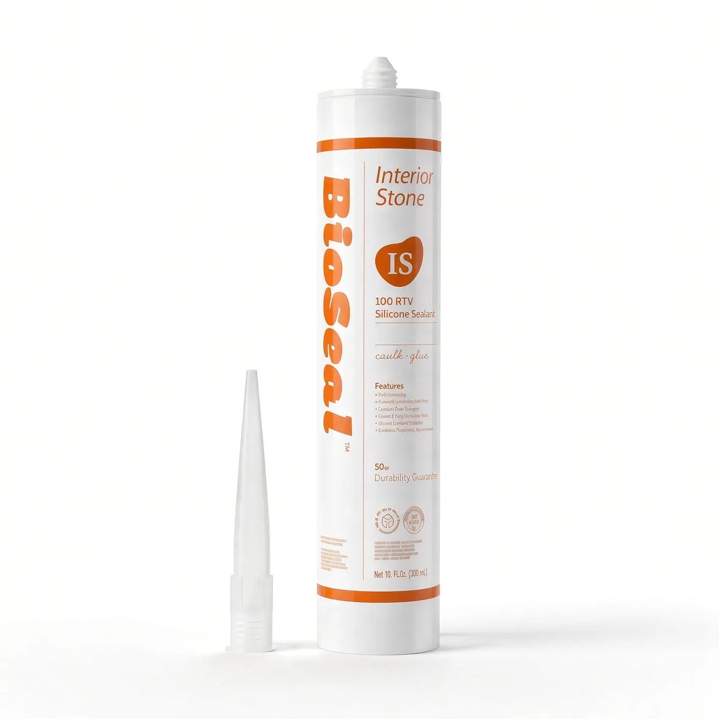 BioSeal Interior Stone Silicone Sealant –10.1 oz