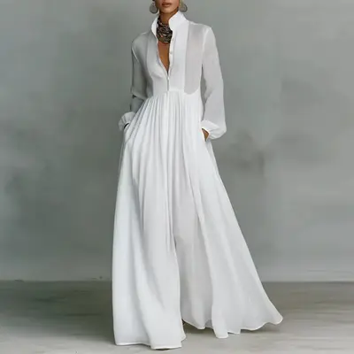 Loose Drop Waist Dress - TikTok Shop