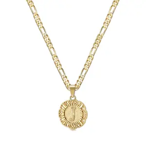 18k Gold Plated Initial Necklace for Women - Personalized Jewelry