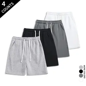 Long Knee Drawstring Shorts 4-Pack | Lightweight and breathable, ideal for travel and casual wear outdoorfun