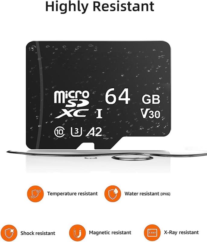 NoahTec 64/128GB micro SD Card, Micro SD Card for Speaker, Camera, Tablet, Smartphone Storage Accessories