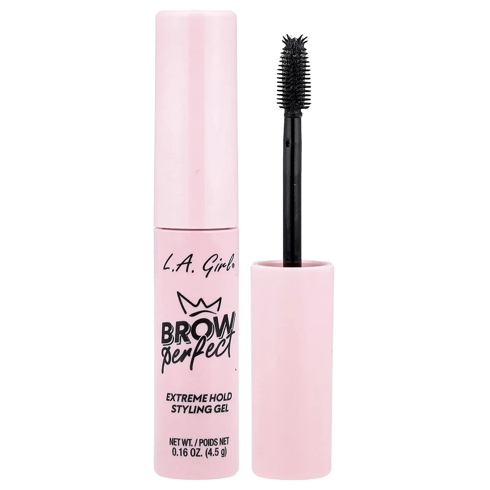 L.A. Girl Brow Perfect, Extreme Hold Styling Gel, GBG389 Clear, 0.16 oz (4.5 g)