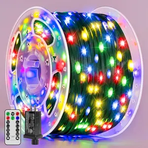 Christmas Lights 1200 LED 394 FT,  Outdoor String Lights with Remote and Timer, Christmas Tree Lights with 8 Modes Dimmable, Fairy Lights for Holiday Decor (Multicolor)