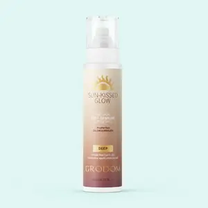 【SummerVibes】GRODOM Self Tanning Mist for Body, Face and Hands - Non-Sticky, Streak-Free, Paraben & Phthalate Free, Lightweight, Cruelty-Free, Vegan Sunless Tanner For All Skin Types Flesh Scent: No Fake Tan Smell! - Hydrating Mist For A Gradual Tan
