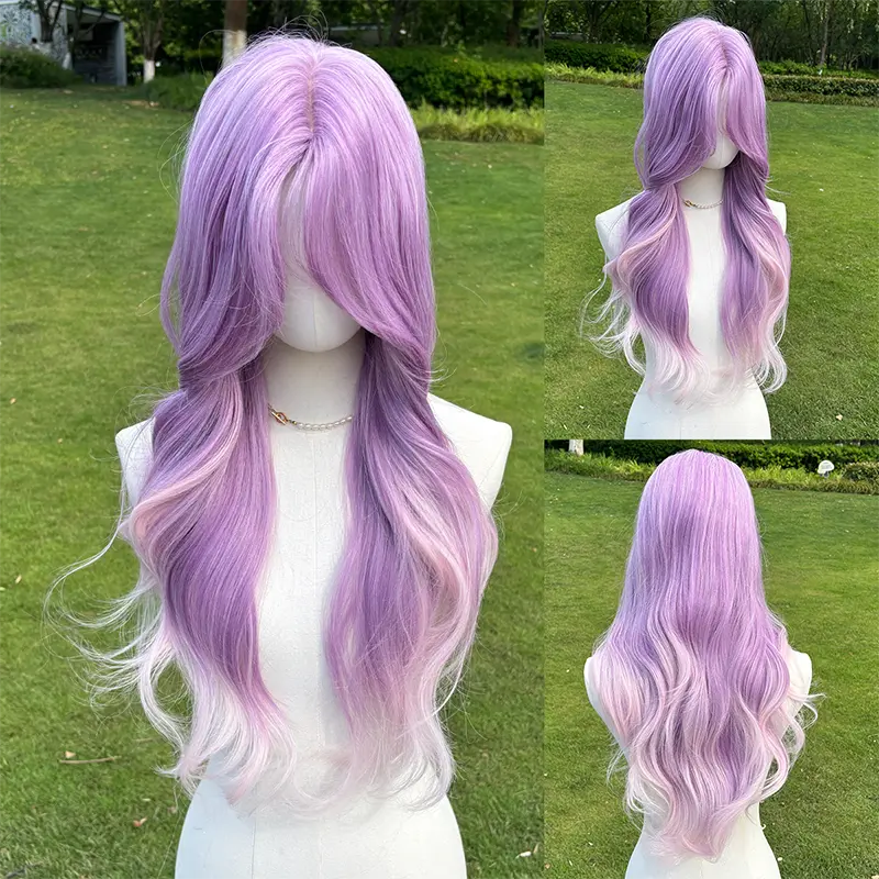 SMILCO 26" Ready to Wear Purple Ombre Waves SM436-8 | 100% Glueless Beginner Wig #Summervibes