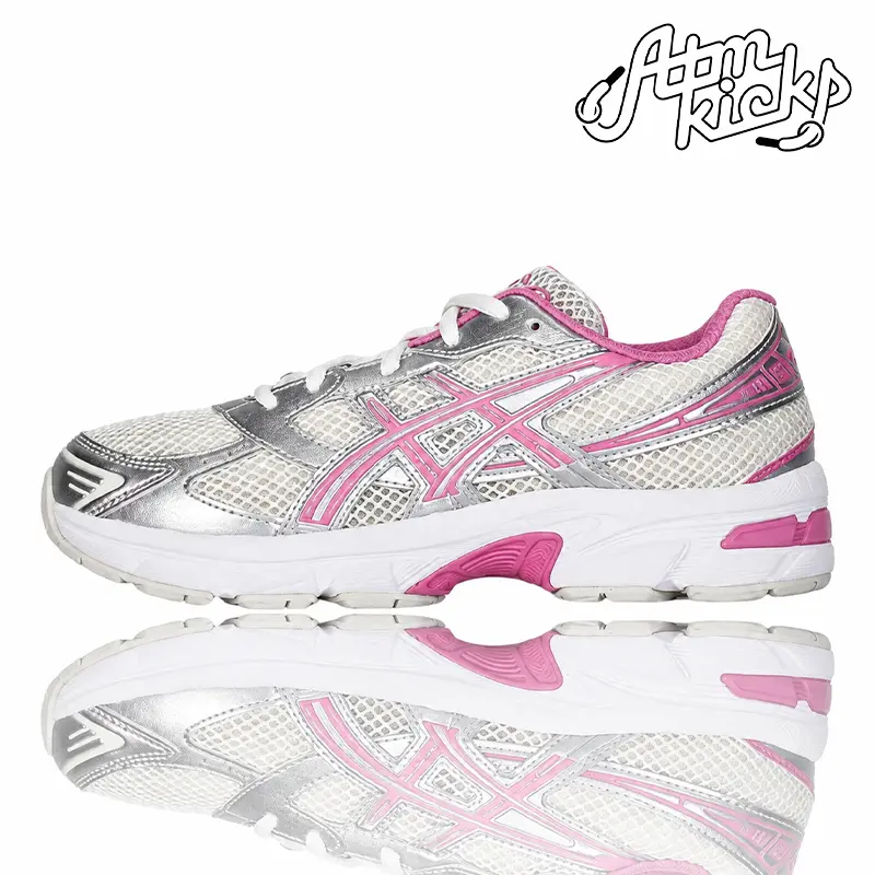 ASICS Gel-1130 Cream Sweet Pink (GS) 1204A168-100 Youth Authentic Shoes Footwear Sneaker Trainer Comfortable Walking Fashion Trending Gift