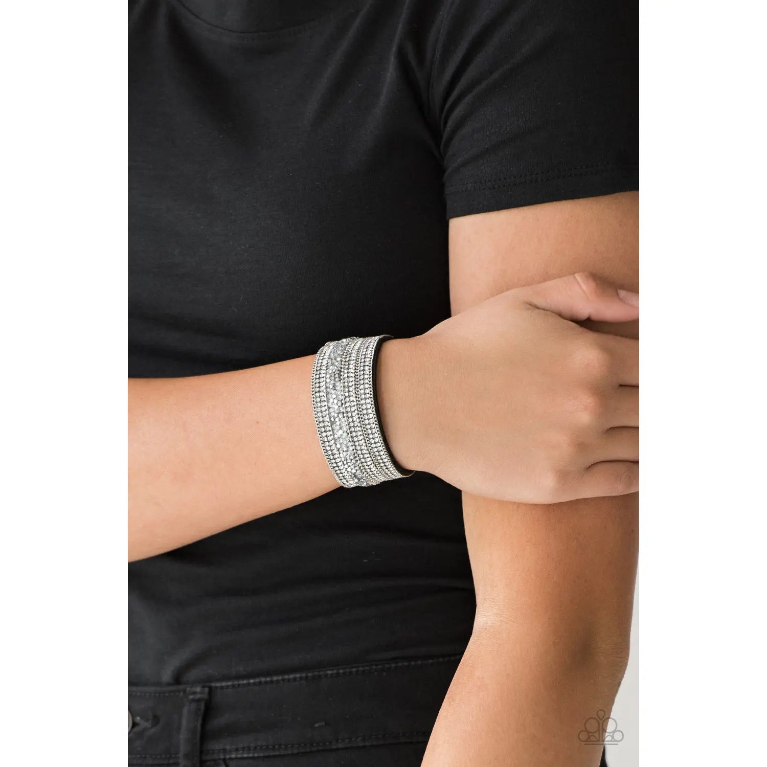 Really Rock Band - Black Bracelet - Paparazzi