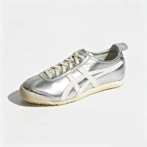 Onitsuka Tiger MEXICO 66 – Unisex Comfortable and Versatile Sneakers – Silver