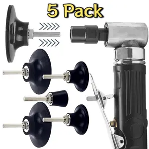 5-Pack Sanding Disc Pad Holder Polishing Rotating Tool, with 1/ 4" Shank Universal Quick Change 2 Inch 3 Inch and 1 Inch Disc Holder for Die Grinder Accessories, Rotary Tool Accessories, Surface Finishing, Quick Change System, Grinder Disc Holder