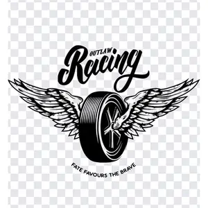 Racing car or truck decal