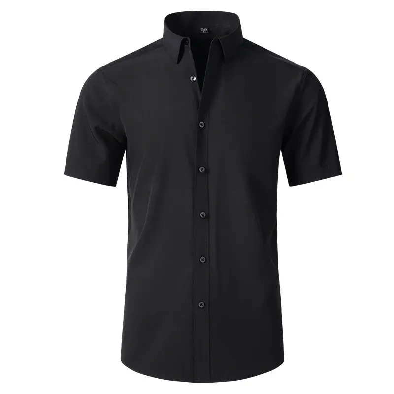 black short sleeved shirt