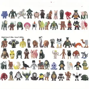 72-Piece Complete Statue Set Inspired by Italian Brainworms & Chal, Unique Desktop Decor, Limited Edition Collectible Gift, Cute Collectible Figurines