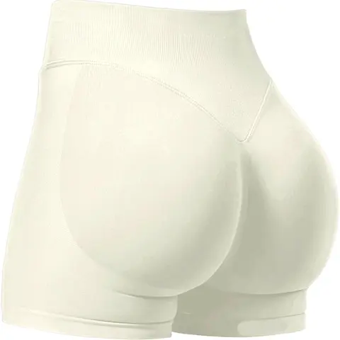 Women's Solid Color High Waist Sports Shorts, High Rise Shorts, Athletic Shorts, Active Wear Shorts, High Stretch Comfortable Soft Breathable Shorts, Butt Lifting Skinny Shorts, Ladies Sportswear for Indoor & Outdoor Wear