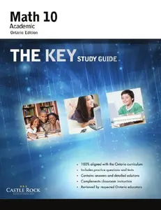 USED-The Key Study Guide Math 10 Academic by Gautam Rao (Paperback)