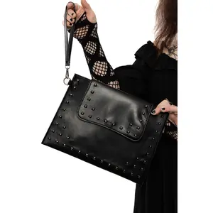 Phaedra Studded Envelope Clutch