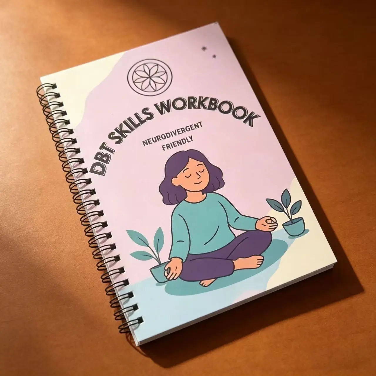 Dbt Skills Workbook for Neurodiverse Individuals, Mental Health Healing Tool, Skill Practice Manual, Psychological Wellness Resource