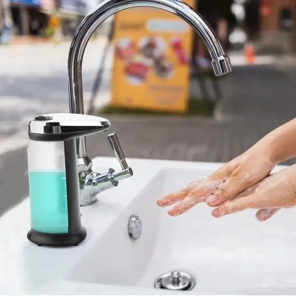 Automatic Soap Dispenser 16.9OZ Anti-slip Sensor Refillable Hand Gel Dispenser