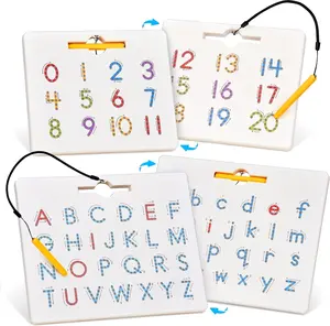 Double Sided Magnetic Letter & Number Tracing Board Set