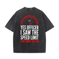 Washed T-shirt-black