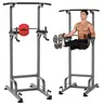 RELIFESPORTS Unisex Sturdy Steel Alloy Power Tower - Adjustable Pull Up Bar, Heavy-Duty Multi-Move Station, 10-Level Adjustable Height, Collapsible, Scratch-Resist Coat, Home Workout Equipment, At Home Gym Equipment, Indoor Fitness Machine for Dips
