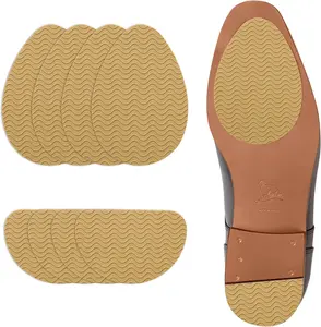 8 Pcs Enlarge Non-Slip Shoe Pads for Bottom of Shoes, Self-Adhesive Sole Protectors for High Heels & Flats, Anti-Skid Shoe Grips Stickers for Noise Reduction(4.3 in * 3 in/3.5 in *2.3 in) Rubber Insoles Rubber
