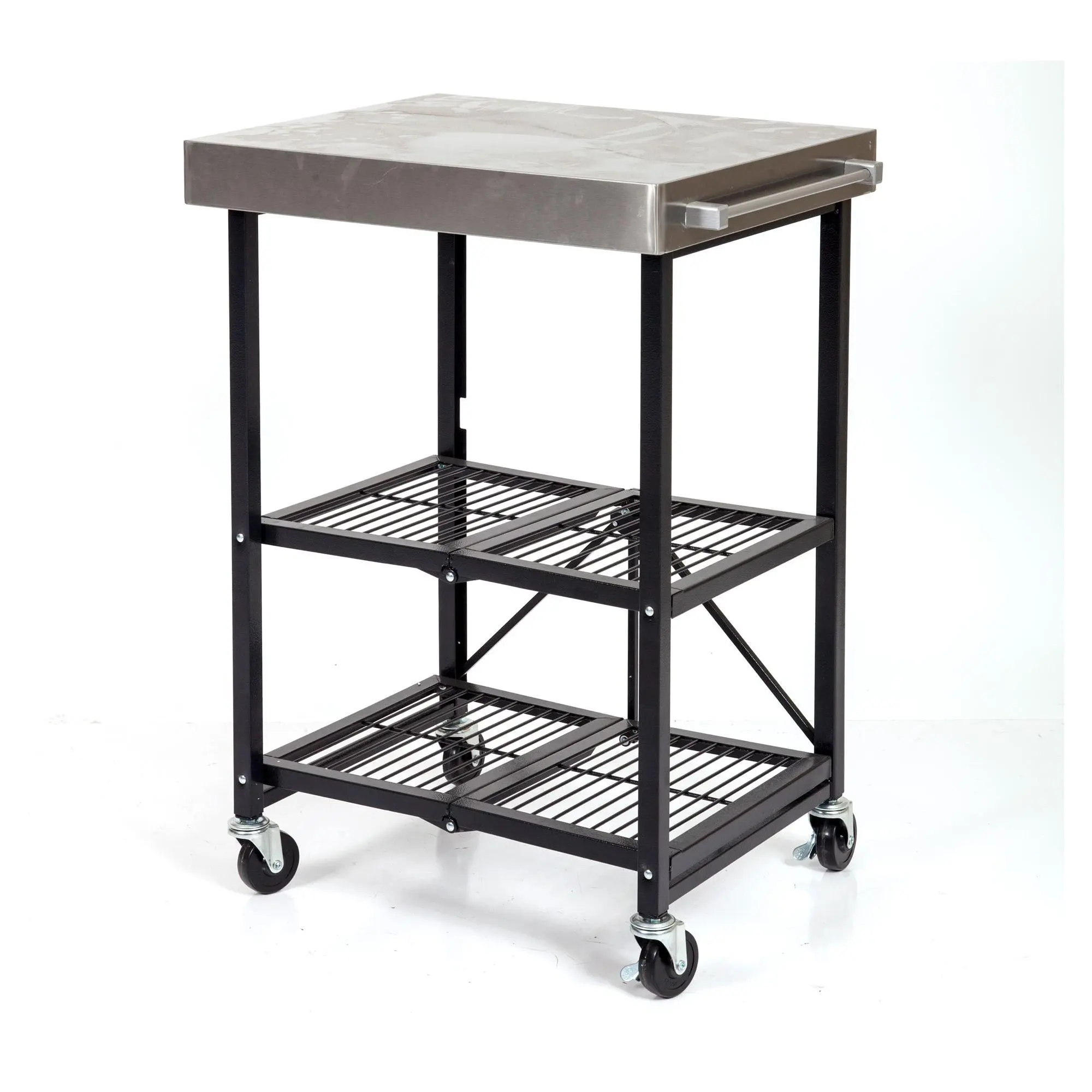 Origami Kitchen Cart with Stainless Steel Top Origami Kitchen Cart with Stainless Steel Top