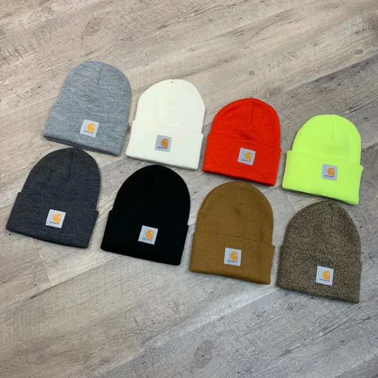 Carhartt Watch Hat Black Beanie for Men & Women, Warm Acrylic Knit Winter Hat, Classic Cuffed Workwear Cap, Soft Comfortable Stretch Beanie for Cold Weather, Outdoor Work, Hiking, Camping, Travel & Casual Streetwear