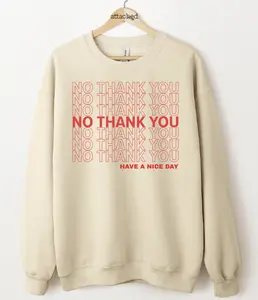 Grocery No Thank You Graphic Top
