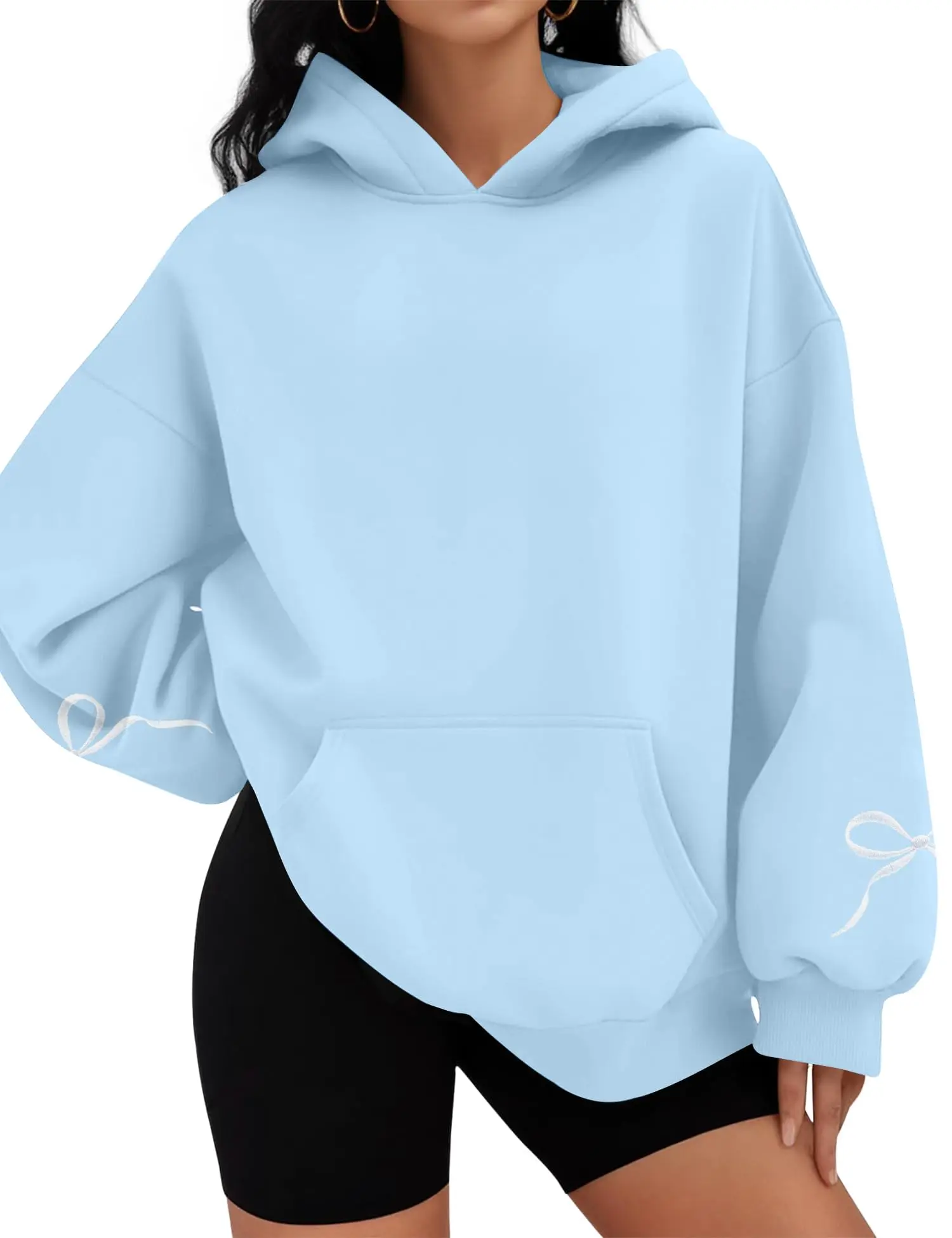 ジルチュ JILTU baby frill hoodie baby blue f878e528ce574342a2625384e3a61e