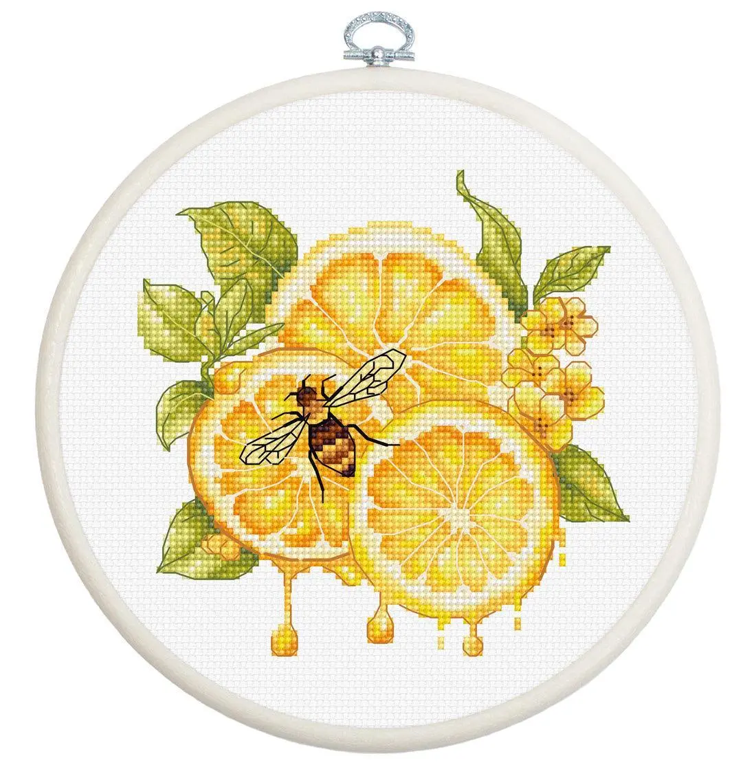 The Lemon Juice Counted Cross-Stitch Kit by Luca-S BC234L
