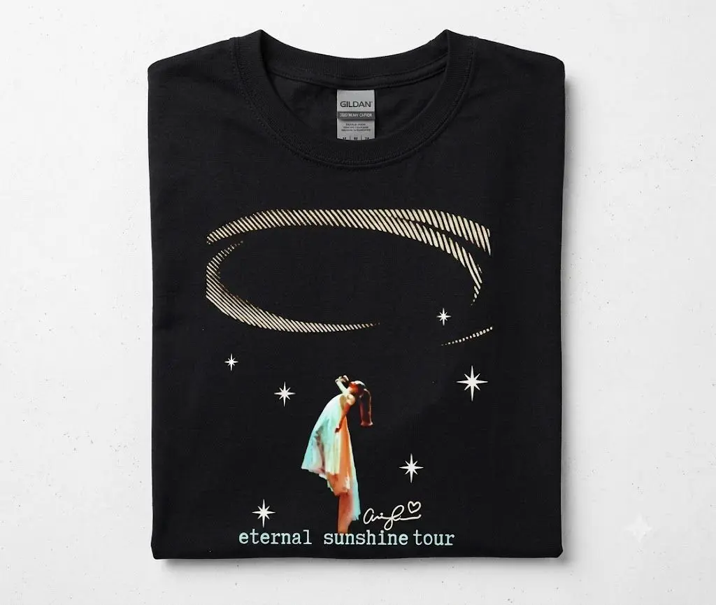 Ariana Eternal Sunshine Tour Shirt Unisex Pop Graphic Tee