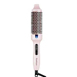 Buetuys Professional Anti-Frizz Hair Styling Tool 3-in-1 Curling Iron Hot Comb Brush with Straightener LED Display 300-420°F Control 1.5” Diffuser for Versatile Styling   airwrap  dryer