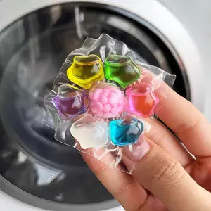 Corful 7-In-1 Laundry Beads, 10g Pcs, 50pcs Bag, 100pcs Drum, Long Lasting Fragrance, Deep Cleaning Laundry Detergent Balls