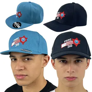 Men's Baseball Cap Black Blue Perc 30 O'CetSun Cap Hip Hop Snapback Hat Embroidered Sun Pattern Outdoor Travel Personalized Hat Boyfriend's Gift