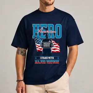I Stand With Major Watson Shirt, Impeach Convict Remove Tee, Freedom raphic Shirt, Anti Statement Tee
