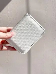 New Braided Texture Large Capacity Business Card Holder, Faux Leather Credit Card Wallet, Handbag Document Storage Bag, Zero Wallet Card Case