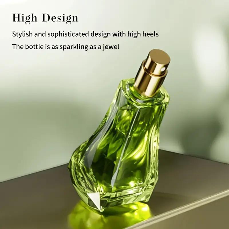 Deold Floral Eau De Parfum - Romantic Gift for Wife, Girlfriend & Mother - Elegant Stiletto Heel Bottle with Jasmine & Rose Scent