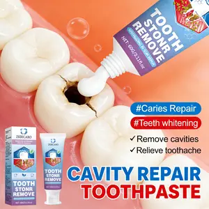 ZKRICARO Anti-Cavity Repair Toothpaste FDA Certified for Cavities Plaque & Tartar Removal Relieves Sensitivity Strengthens Enamel Oral Health Solution
