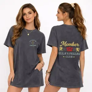 Ella's Fellas Club Western Comfort Colors Tee, Vintage Style T-Shirt, Western Tee, Country Concert Apparel