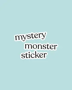 Monster Vinyl Sticker