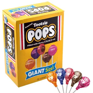 Candy  Original Fruity Lollipop with Chocolatey Center  Over 3.5 Pound Bag Assorted Pops  Five Classic Flavors  Peanut Free, Gluten Free, 72 Count