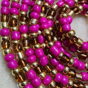 Pink Luxary waistbeads