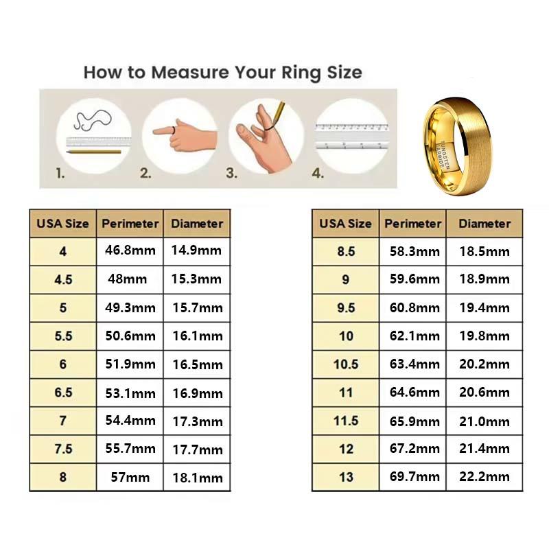 Men's 8mm Tungsten Wedding Band Polished Beveled Edge Comfort Fit Durable - Yonifu Modern Stylish Carbide Ring Anniversary Birthday Gift for Him