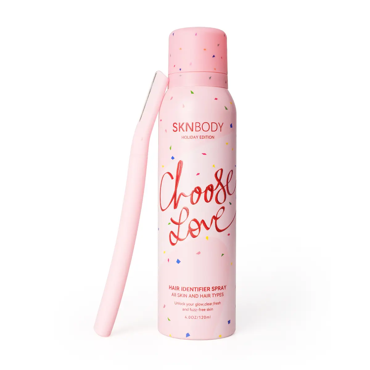Special Edition - SKNBODY Hair Identifier Spray and Dermaplaner Skincare Set, Perfect Gifts Skin Care Set