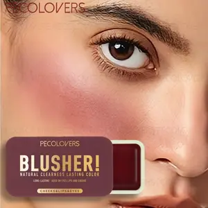 1pc Multi-Use Matte Blush Stick - Push-Pull Design for Eyes, Cheeks & Lips, Buildable Highlight & Contour, Waterproof Longwear, Beginner-Friendly, Perfect for Daily Makeup & Travel Touch-Up - Face & Lip Color Stick