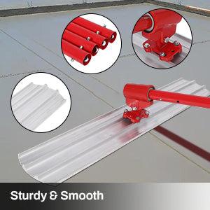 GARVEE 48x8 Inch Bull Float Magnesium Concrete Float, Aluminum Alloy Concrete Float Tool, with 4 Handles and Bull Float Bracket, Finishing Bull Float Bull Concrete Kit for Concrete Finishing