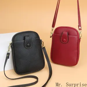 Women Vertical Mini Crossbody Bag Korean Style Trendy Slim Shoulder Bag Lightweight Casual Versatile Small Phone Bag Fashion Minimalist Everyday Sling Purse for Ladies Daily Travel Dating