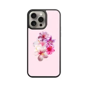Cute Hibiscus iPhone Phone Case with Pink Floral