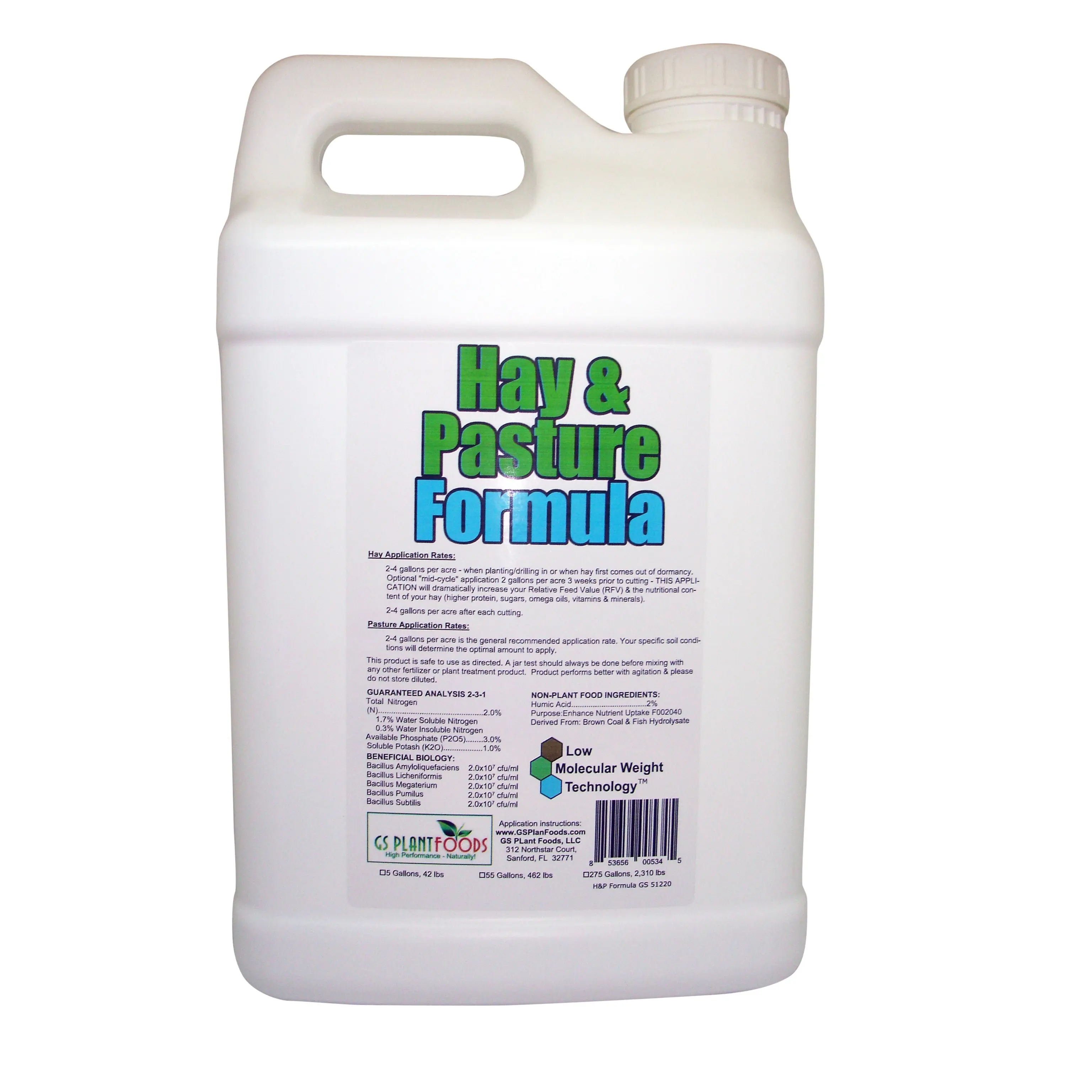 Hay & Pasture Formula – Pasture Fertilizer | GS Plant Foods