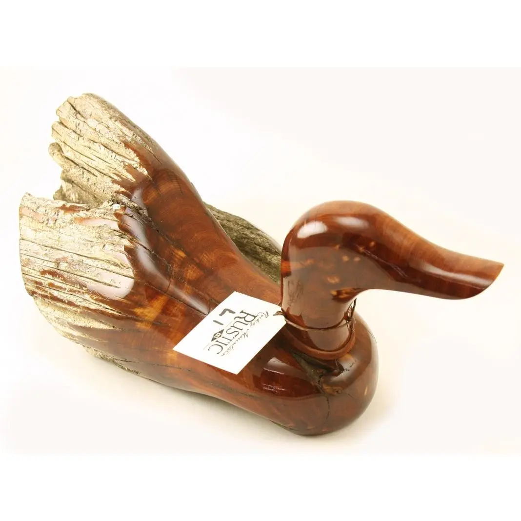 LARGE Rocky Mountain Rustic Duck from Cedar Fence Post